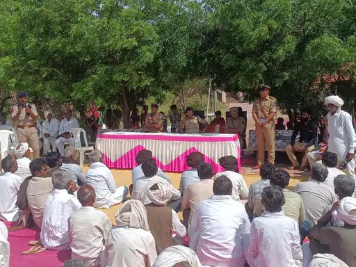 ગાગોદર પોલીસ મથકમાં પોલીસવડા દ્વારા વાર્ષિક ઇન્સ્પેકશન હેઠળ કામગીરીની સમીક્ષા&nbsp;કરાઇ