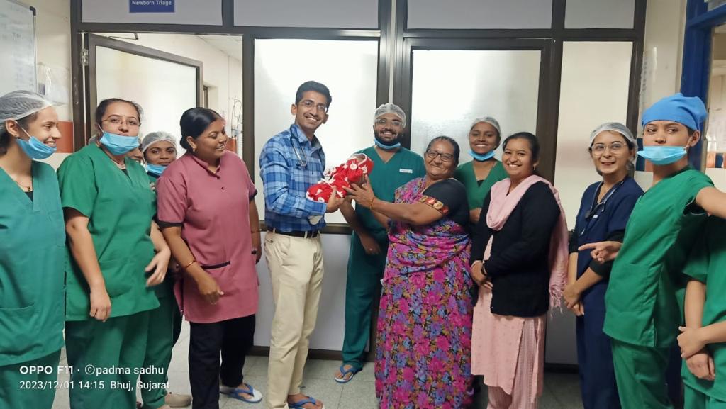 જી. કે. જન. અદાણી હોસ્પિ. ના બાળરોગ વિભાગે આપી લાંબી&nbsp;સારવાર