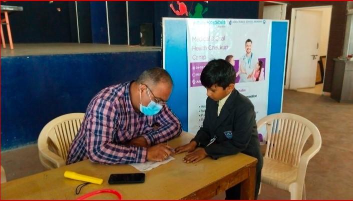 Medical Health Checkup at Adani Public School –&nbsp;Mundra