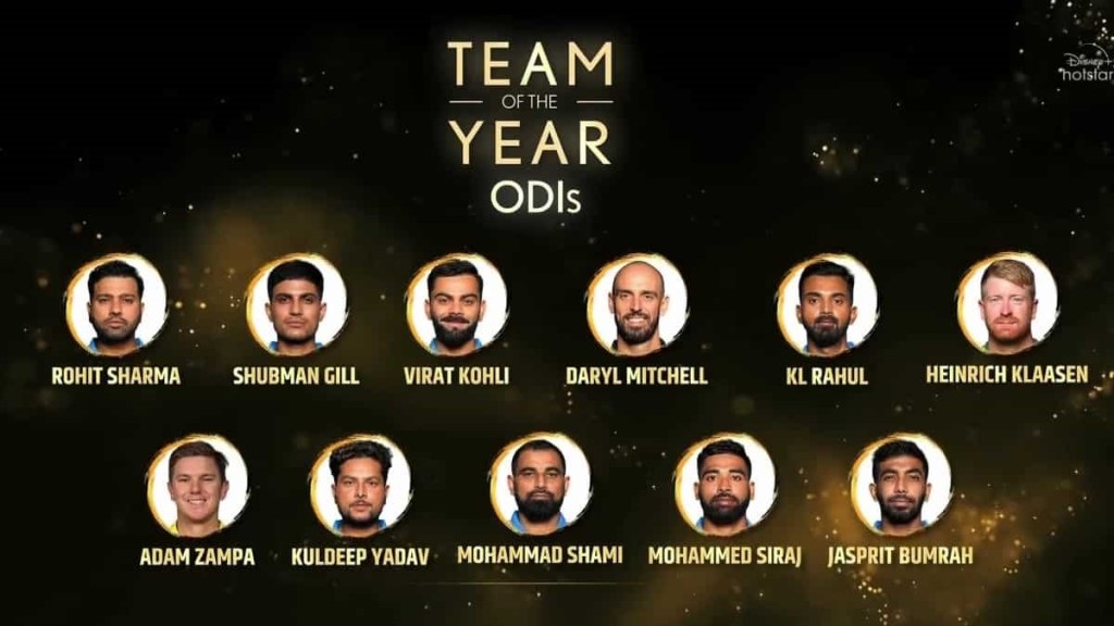 ICCએ જાહેર કરી ODI ટીમ ઓફ ધ&nbsp;યર