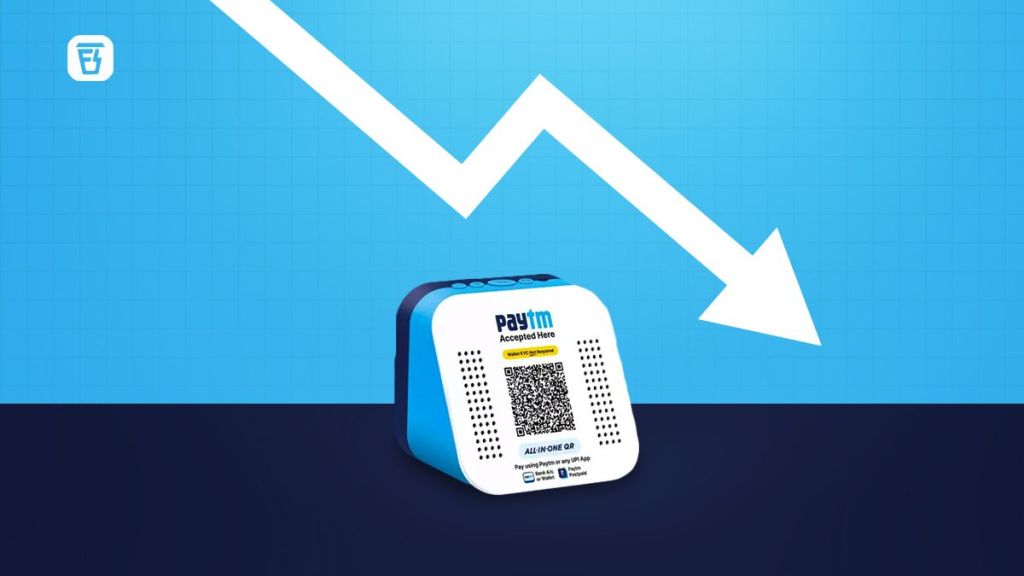 Paytmનાં શેર 3 દિવસમાં 50%&nbsp;ઘટ્યા