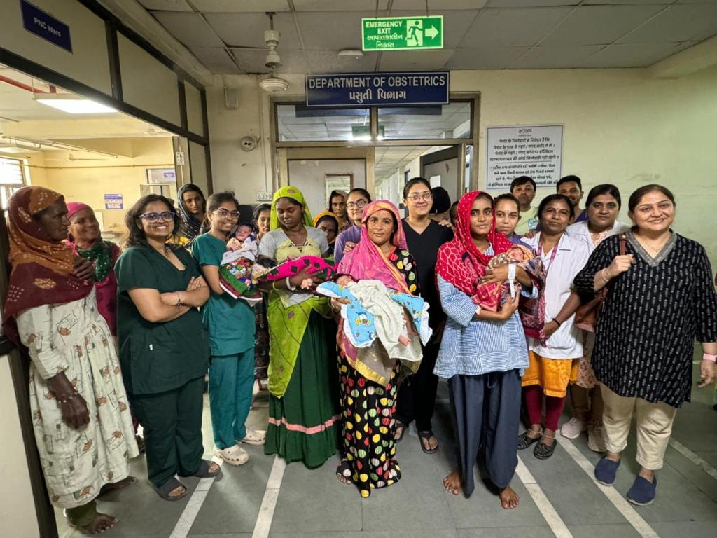 જી. કે. જન. અદાણી હોસ્પિ. માં મતૃદિને ૫ બહેનોને પ્રથમવાર માતા બનવાનું ઐશ્વર્ય&nbsp;મળ્યું