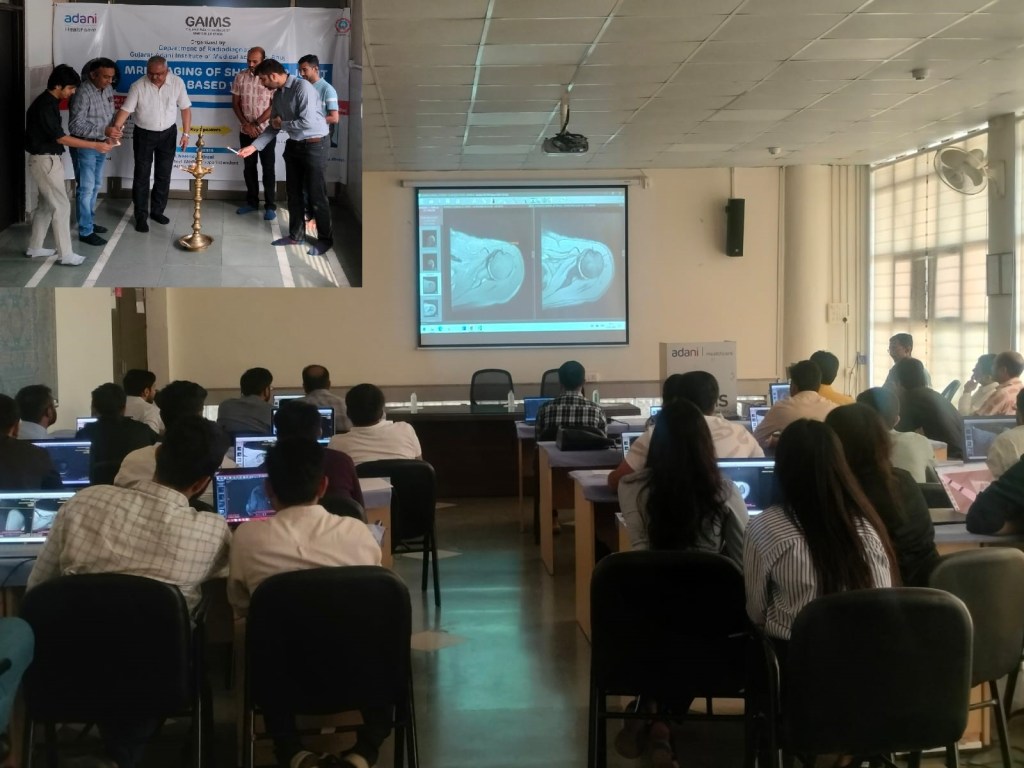 જી. કે. જન. અદાણી હોસ્પિ. માં ખભાની ઇજાના  રેડિયોલોજી નિદાનાત્મક પરીક્ષણ માટે સેમીનાર&nbsp;યોજાયો