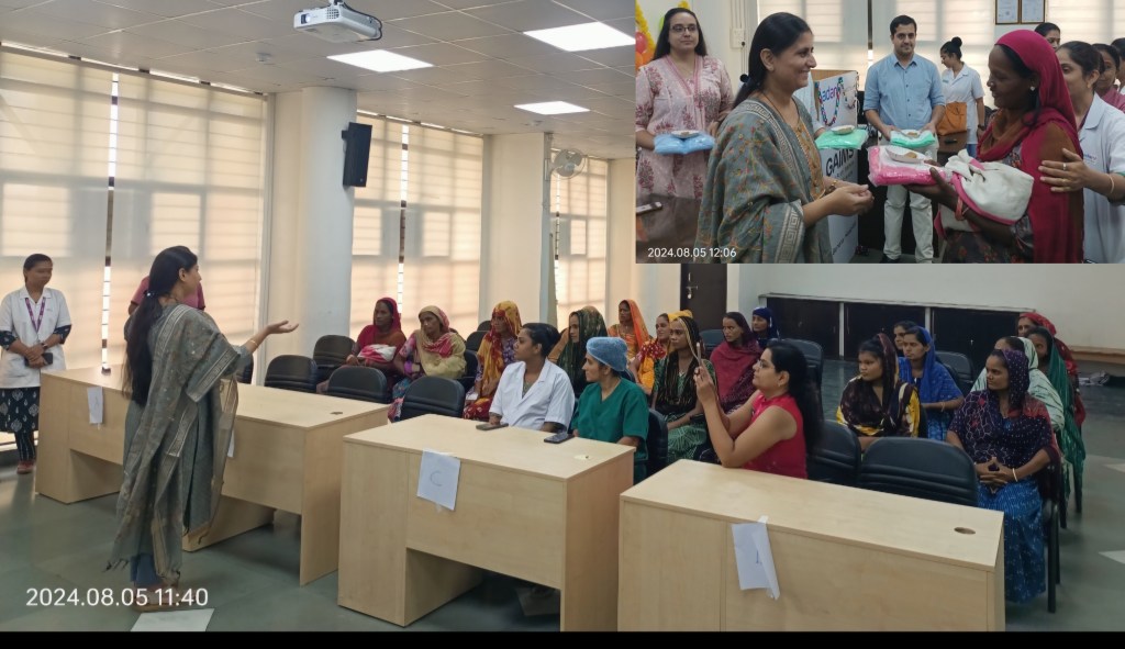 જી. કે. જન. અદાણી હોસ્પિ. માં બાળરોગ વિભાગ દ્વારા વિશ્વ સ્તનપાન વીક&nbsp;ઉજવાયો