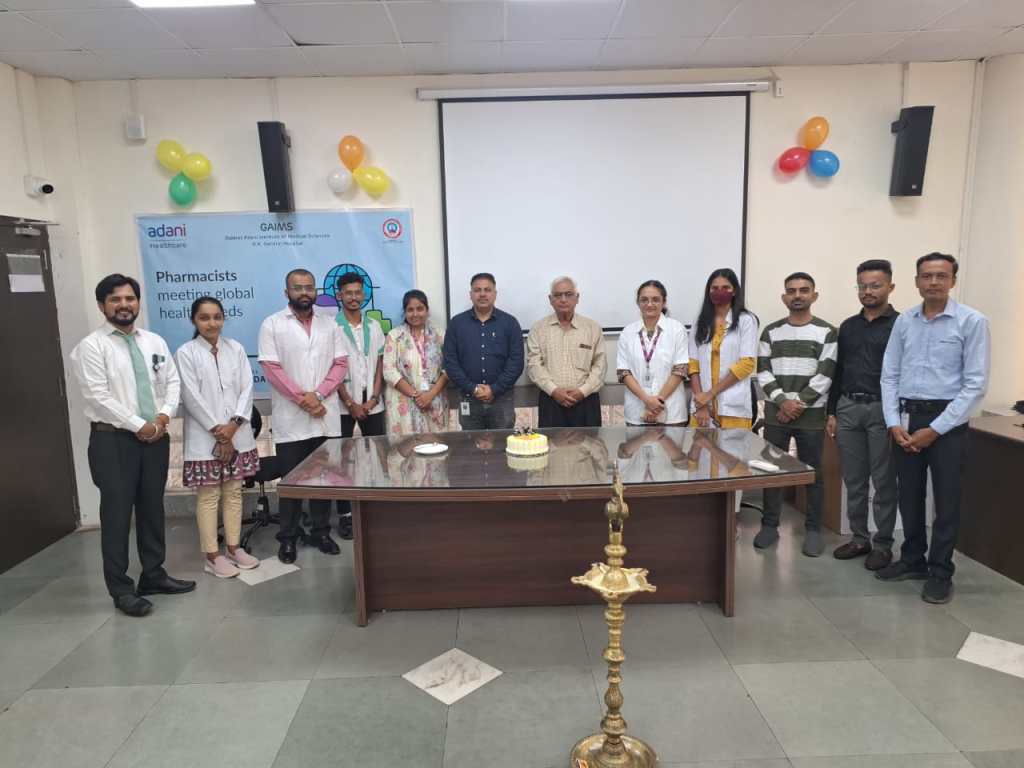 જી. કે. જન. અદાણી હોસ્પિ.માં વિશ્વ ફાર્માસિસ્ટ દિવસ&nbsp;ઉજવાયો