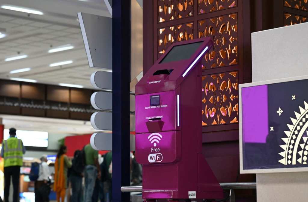 અમદાવાદ એરપોર્ટ ટર્મિનલ પર બિન-ભારતીય સિમકાર્ડધારકો માટે પણ મફત Wi-Fi કુપન કિયોસ્કની સુવિધા ઉપલબ્ધ કરાવવામાં&nbsp;આવી