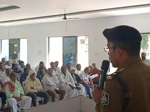 સામખીયાળીમાં પોલીસવડાનો લોક સંવાદ કાર્યક્રમ&nbsp;યોજાયો