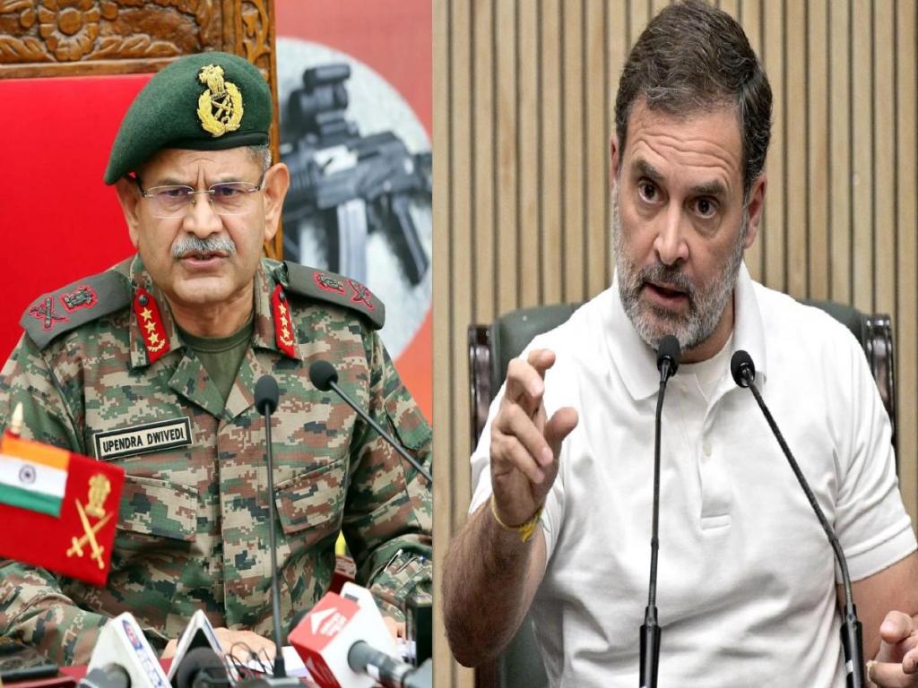 આર્મી ચીફ જનરલ ઉપેન્દ્ર દ્વિવેદીએ રાહુલ ગાંધીને આપી&nbsp;સલાહ