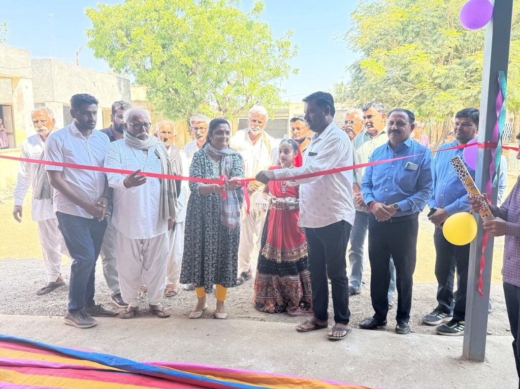 અદાણી ફાઉન્ડેશન દ્વારા આધુનિક કબડ્ડી મેટ અને શેડની સુવિધા નું&nbsp;લોકાર્પણ