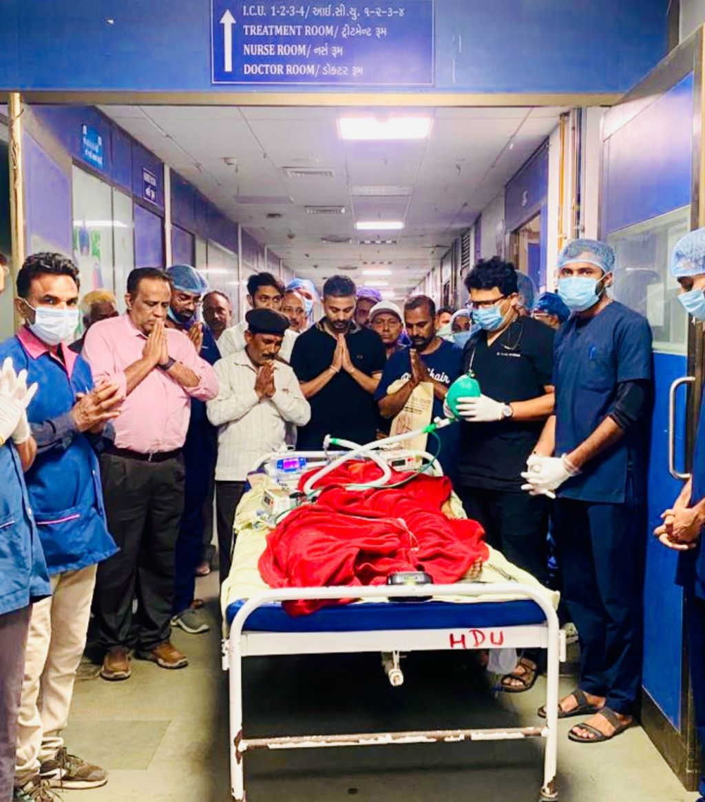 મહાવીર જયંતીના પવિત્ર તહેવારની પુર્વ સંધ્યાએ અને વહેલી સવારે સિવિલ હોસ્પિટલ અમદાવાદમાં બે અંગદાન&nbsp;થયા