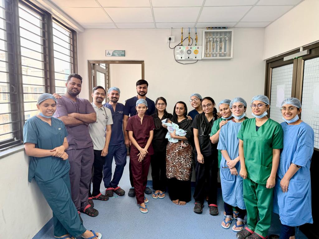 જી કે જન. હોસ્પિ. માં નવજાતની કિડની બગડતા ૨૭ દિવસની સઘન સારવાર બાદ મળ્યું&nbsp;નવજીવન