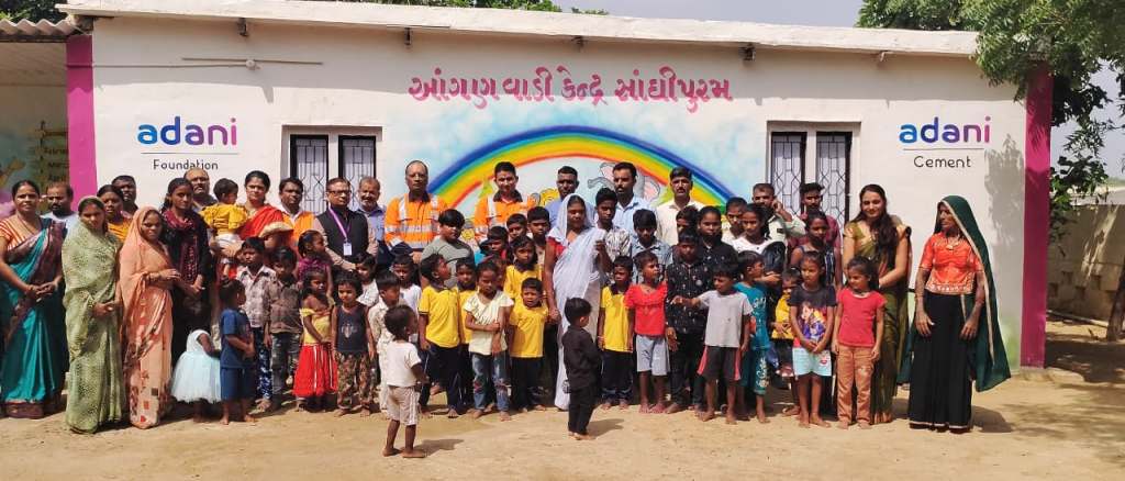 અદાણી ફાઉન્ડેશન દ્વારા સાંઘીપુરમ ખાતે બાળકોની કેળવણી માટે  “ બાલવાડી “ નો શુભારંભ&nbsp;કરાયો