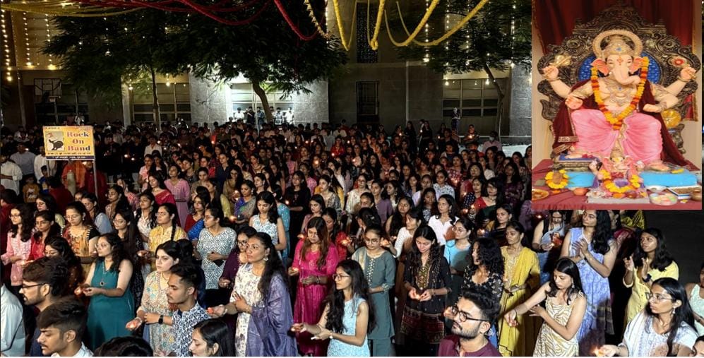 અદાણી સંચાલિત GAIMS મેડિકલ કોલેજના પ્રાંગણમાં ગણપતિ બાપાની ધામધૂમ સ્થાપન વિધિ કરવામાં&nbsp;આવી