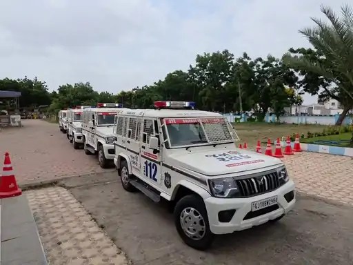 112 ઇમરજન્સી સેવા માટે કચ્છ પૂર્વમાં નવા&nbsp;વાહનો