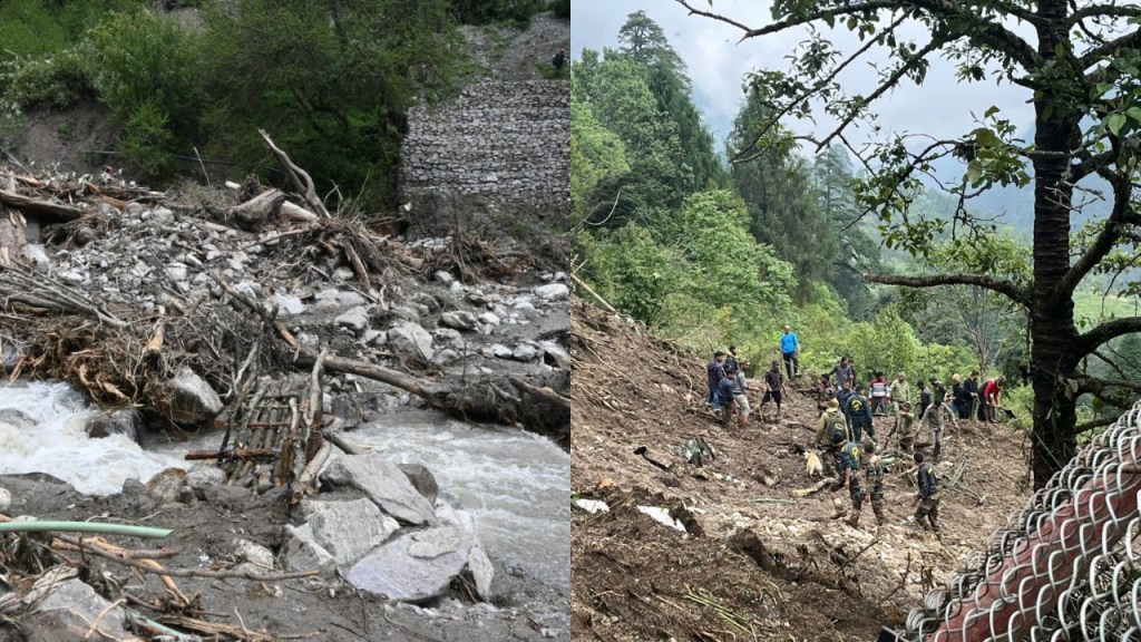 સિક્કિમમાં ભૂસ્ખલન, 4 લોકોનાં&nbsp;મોત