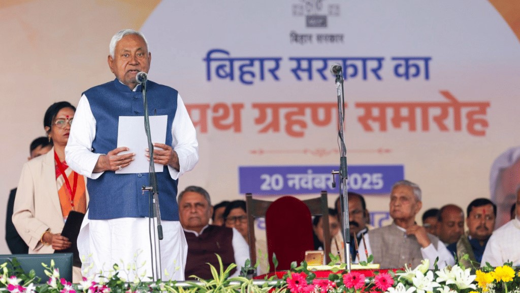 બિહારમાં નીતિશ કુમારે 10મી વખત CM પદના શપથ&nbsp;લીધા