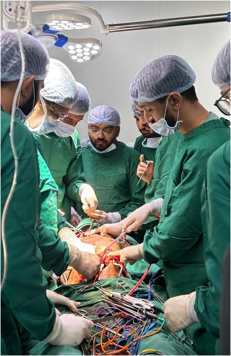 જી. કે. જન હોસ્પિ.ના જનરલ સર્જરી  ENT અને એનેસ્થેટિક વિભાગનું સંયુક્ત&nbsp;ઓપરેશન