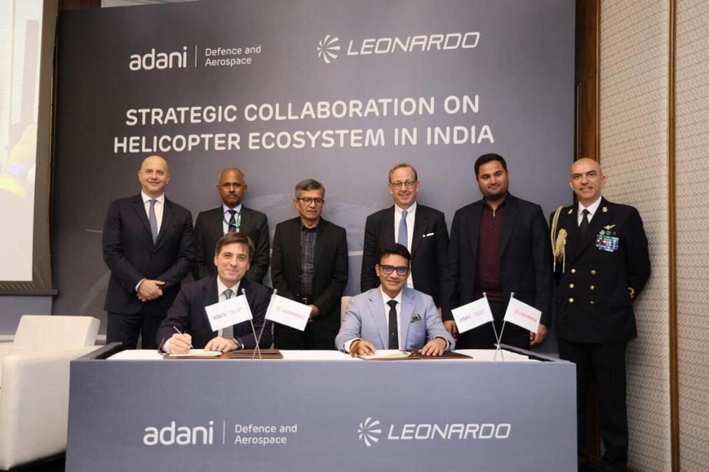 Adani Defence and Leonardo Forge Strategic Partnership to Build India’s Helicopter&nbsp;Ecosystem