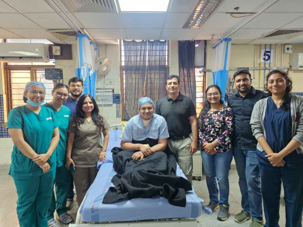 જી.કે. જન.હોસ્પિ.ના ઇ.એન.ટી. વિભાગે કર્યું ટ્રેકિયલ સ્ટીનોસિસનું સફળ લેસર&nbsp;ઓપરેશન