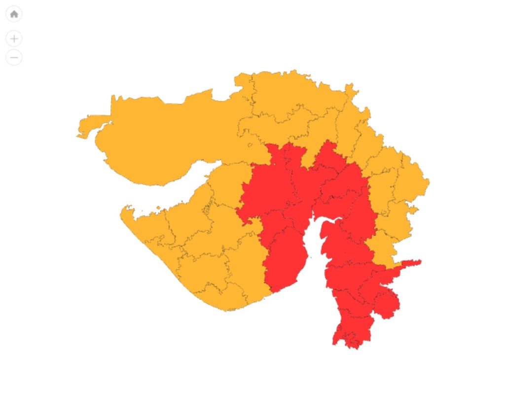 ગુજરાતના 14 જિલ્લા માટે આગામી 3 કલાક ‘ભારે’! રેડ એલર્ટ&nbsp;જાહેર