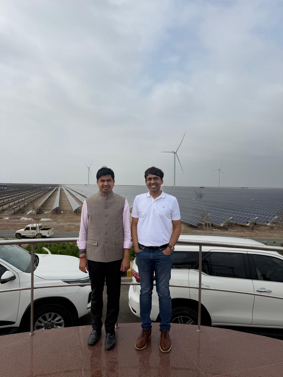 સ્કાયરૂટ એરોસ્પેસના કો-ફાઉન્ડર અને CEO પવન ચંદનાની ખાવડા અને મુન્દ્રાની મુલાકાત&nbsp;લીધી